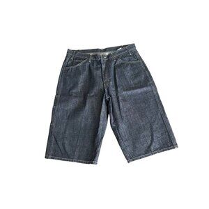 Dickies Men's Denim Shorts Blue Flat Front Pockets Size 36